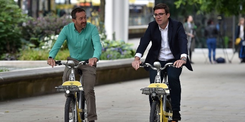 Chris Boardman Transport Commissioner And Mayor Of Greater Manchester Andy Burnham 1