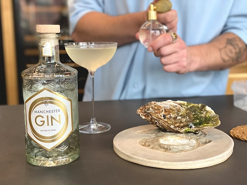 Mother Of Pearl Oyster Gin Will Go Into An Oyster Martini At Three Little Words