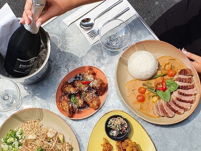 Tampopo Bottomless Brunch In Both Manchester Locations Albert Square And The Corn Exchange Includes Plenty Of Fizz And Tiger Beer
