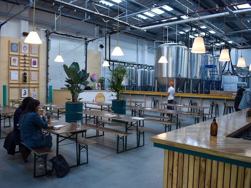 Seating Space For 80 At Track Brew Co Taproom Close To Piccadilly In Manchester