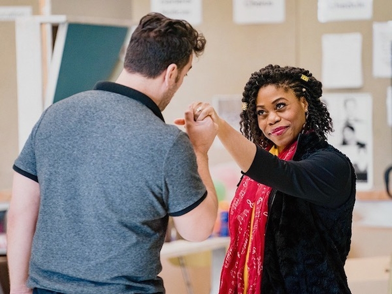 Actors Rehearse For Opera Norths Carmen