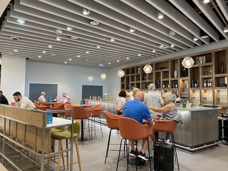 The Bar At Escape Lounge At The New Terminal Two At Manchester Airport