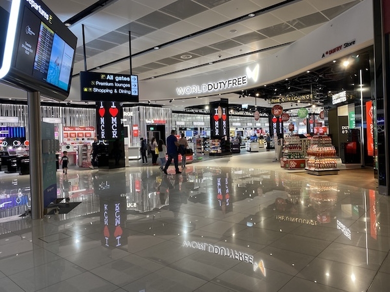 Duty Free At The New Terminal Two At Manchester Airport