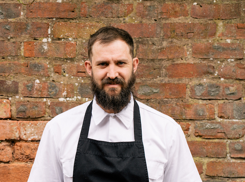 Brad Carter The Head Chef And Owner Of Michelin Starred Birmingham Restaurant Carters Of Mosely And One Star Doner Bar At Escape To Freight Island