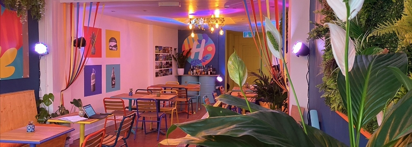 Interior of Herbivorous Vegan Restaurant in Withington