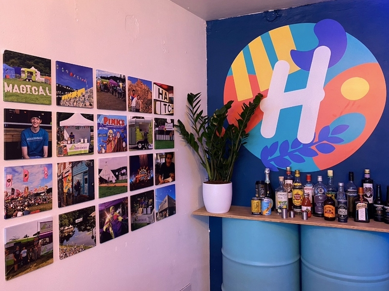 Photo Wall And Beer Selection Herbivorous Vegan Restaurant Withington