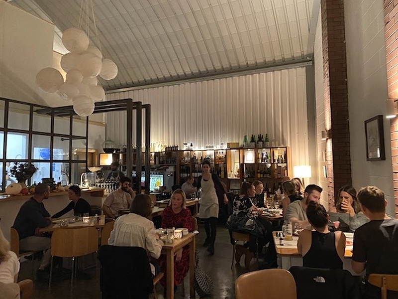 The Busy Interior Of The Sparrows Restaurant On Red Bank Manchester