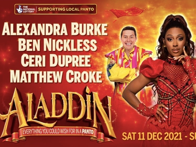 Aladdin Poster For Manchester Opera House Christmas 2021