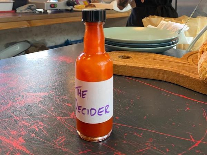 Devil Dog Sauces Bespoke The Decider Sauce Which Will Cover Chicken Wings In The Final Round Of The Blues Kitchen Flamin Hot Wing Challenge