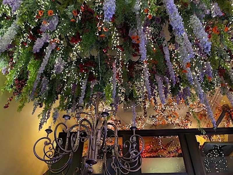 Festive Fairy Lights At Vincenzo Trattoria Manchester