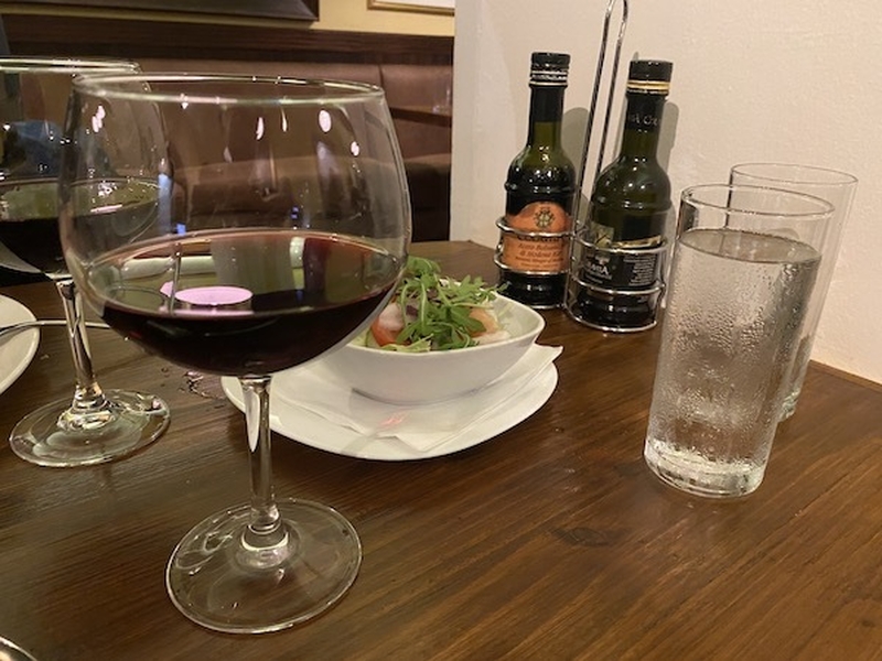 Fishbowl Wine Glasses At Vincenzo Trattoria Manchester