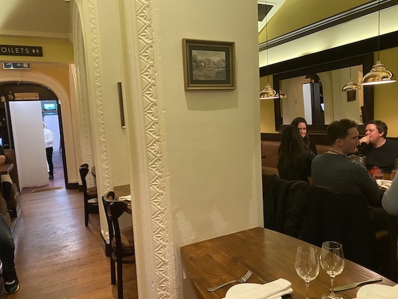 Slightly Awkwardly Places Tables Under Arches At Vincenzo Trattoria Manchester