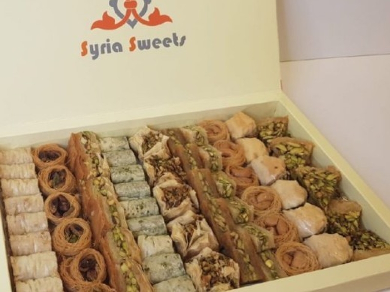 Syria Sweets Mixed Baklawa Box