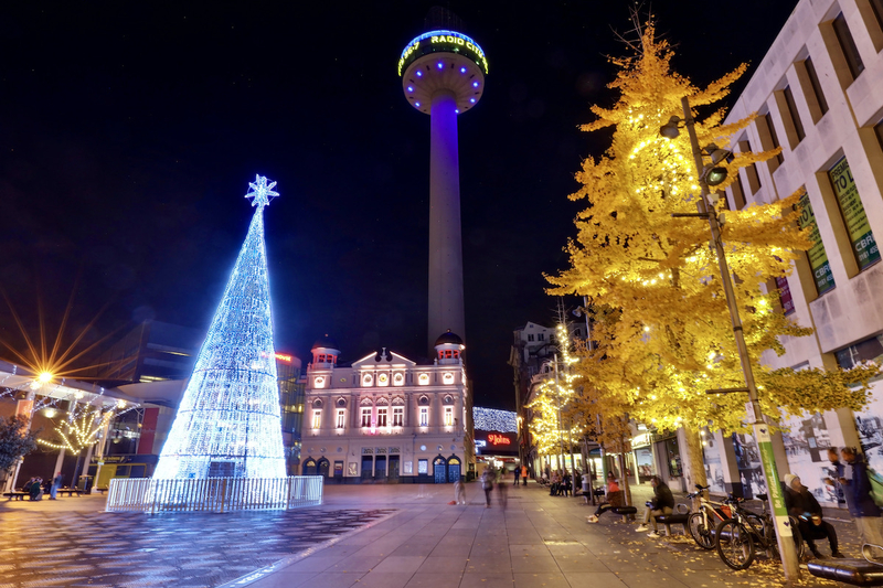 Liverpool Bid Company Christmas Lights Williamson Square