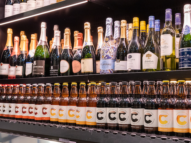 Youre Not Short Of Beer And Wine Choices In Crimple Food Hall