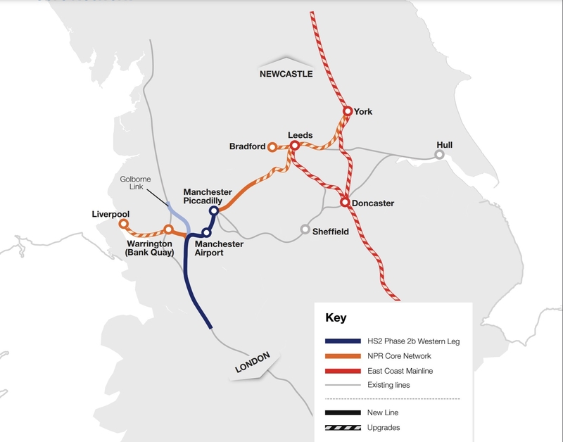 Northern Powerhouse Integrated Rail Plan As It Will Happen