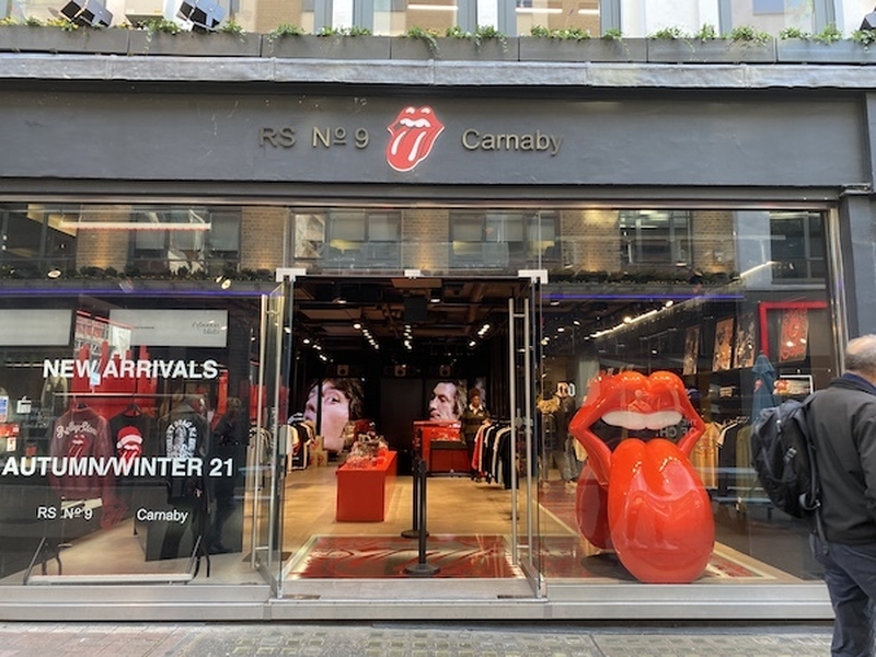 The Rolling Stones Shop At Carnaby London