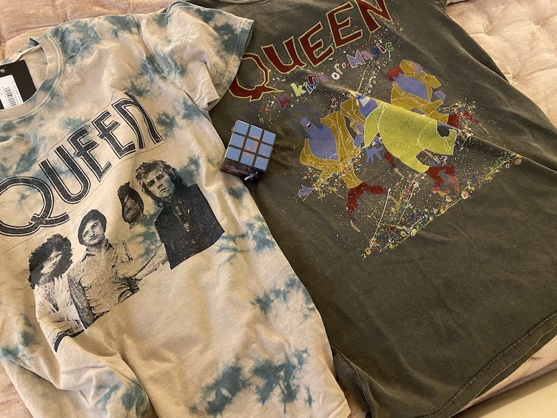 Queen Tees And Rubiks Cube From Queen The Greatest Pop Up Shop In Carnaby London