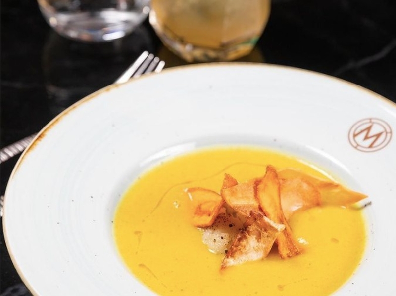 Roasted Cauliflower Soup From Masons Restaurant And Bar