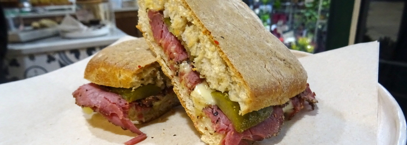 Pastrami Pickle And Cheese Toastie From Miles And Co In Leeds Kirkgate Market