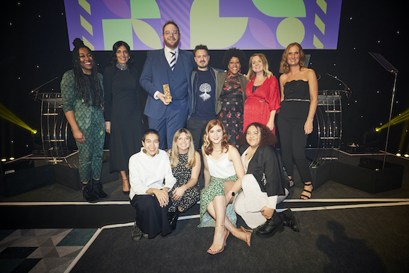 Reform Radio Accept Their Award At The Manchester Culture Awards 2021