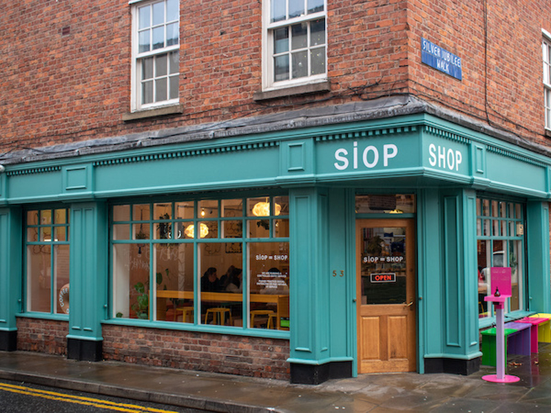Siop Shop On Tib Street In Manchesters Northern Quarter Which Has An In House Bakery Selling Coffee And Donuts