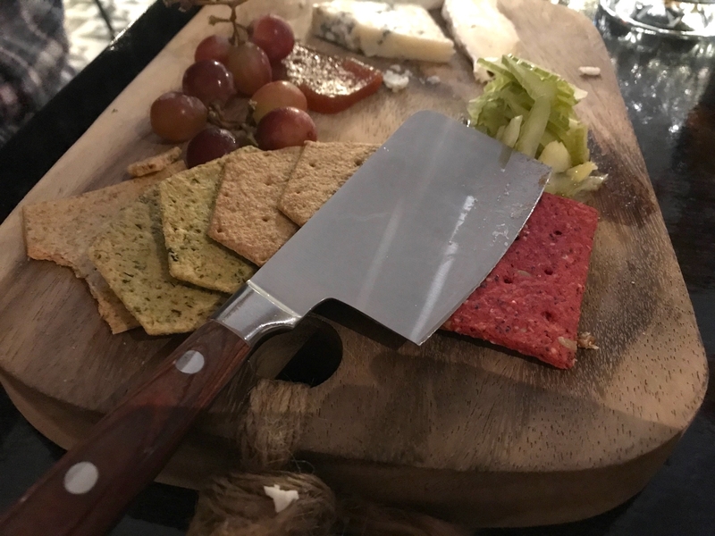 Cheeseboard With Terrifying Cleaver At The Black Friar Salford