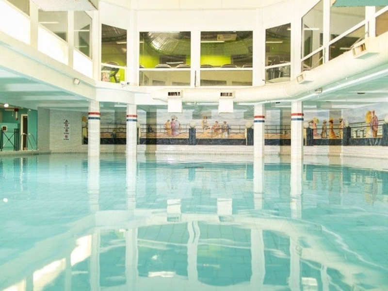 The swimming pool at Bannatyne's on Quay Street Manchester