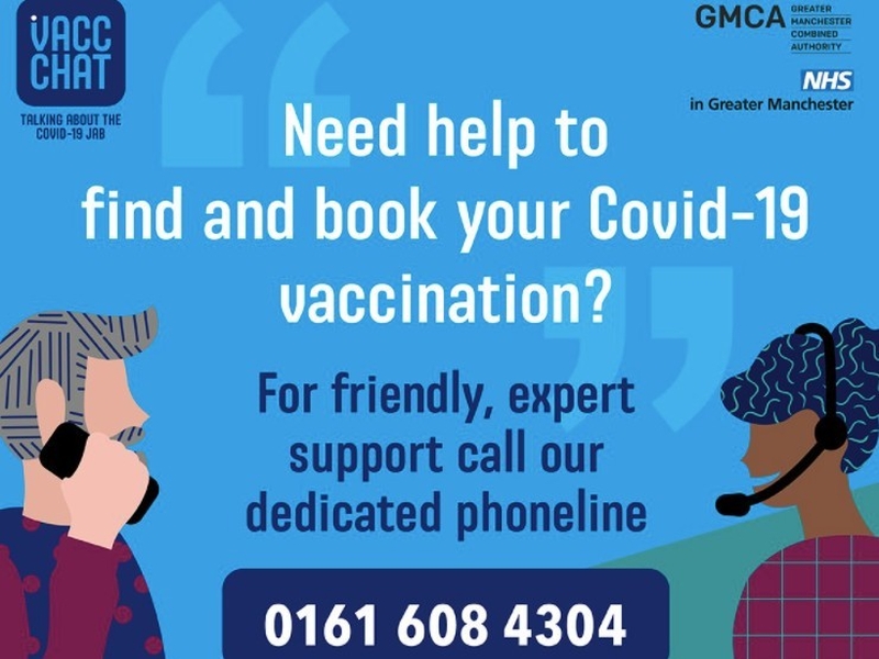 Vaccination Booking From Manchester City Council