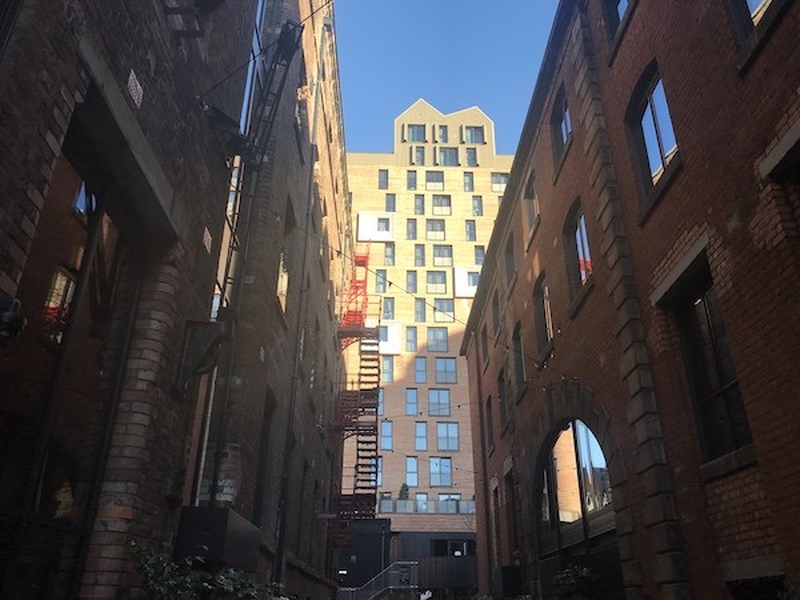 A View Of The Kampus Neighbourhood From Little David Street In Manchester Which Will Bring Shops Bars And Restaurants To The Area