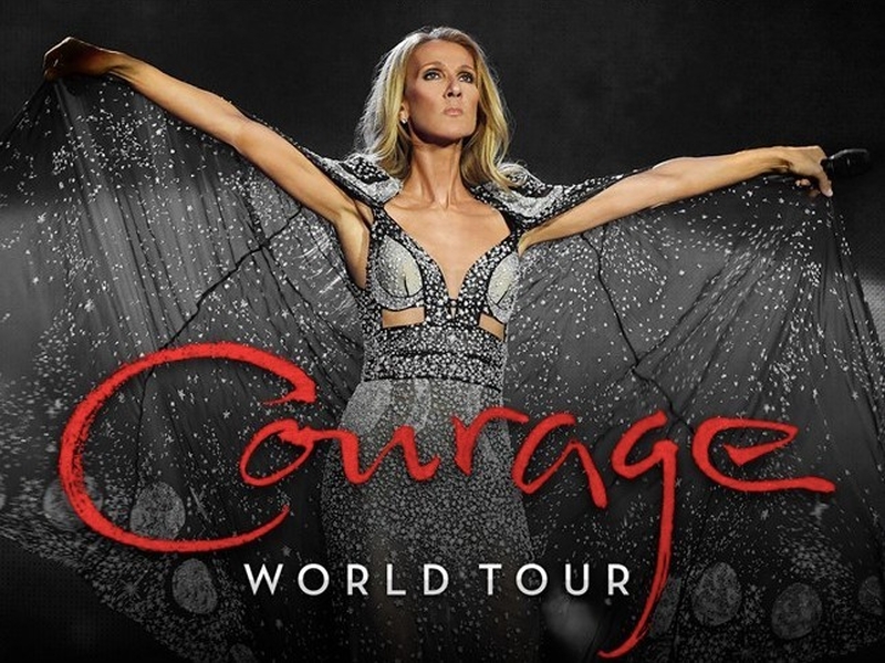 Celine Dion At The Ao Arena Courage World Tour