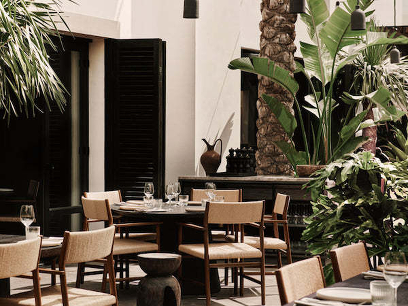 Courtyard At Noema Mykonos Greek Restaurant Credit Caprice Holdings