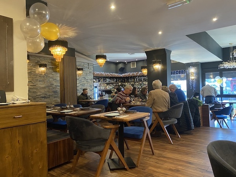 The Interior Of Zeugma In Disbury Manchester Looking Towards The Bar