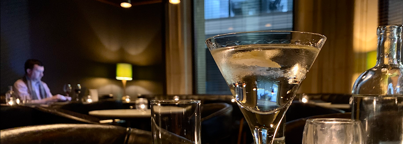 A Classic Martini At Schofields Bar In Manchester