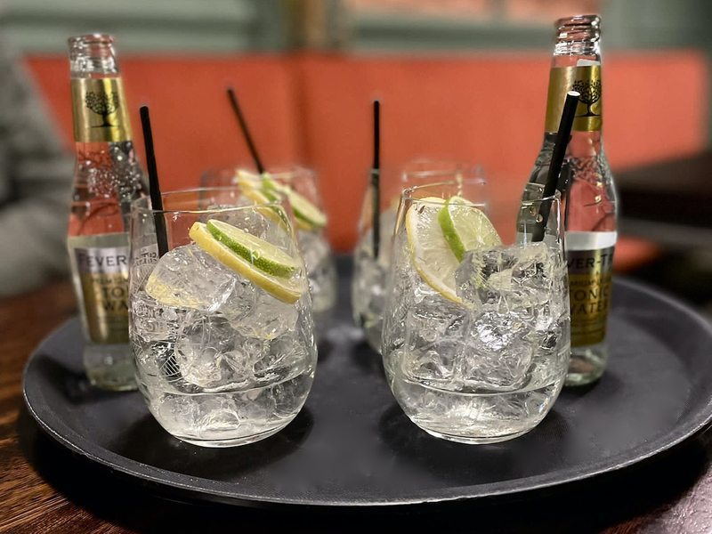 Turncoat Liverpool Gin Distillery Gin Tasting Tour Experience Albert Dock Glasses Gin Tonic