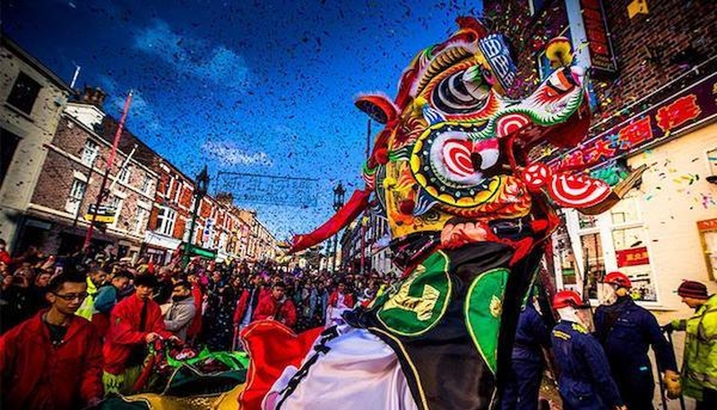 Lunar Chinese New Year Chinatown Visit Liverpool