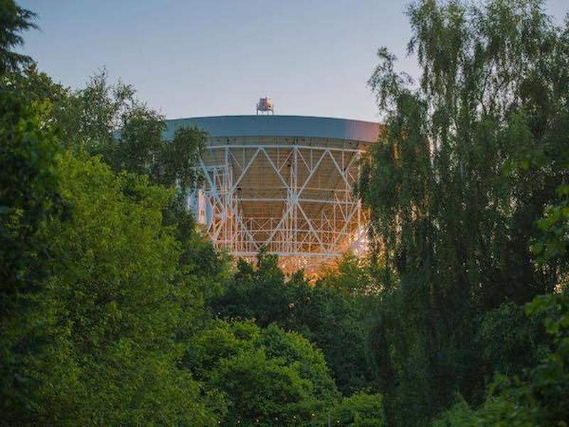 The Lovell Telescope At Joddrell Bank Discovery Centre Macclesfield