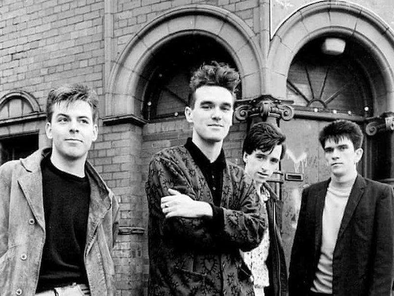 The Smiths Outside Salford Lads Club In Manchester Copywright Stephen Wright
