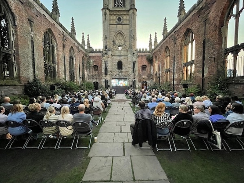 St Lukes Bombed Out Church Liverpool Open Air Cinema