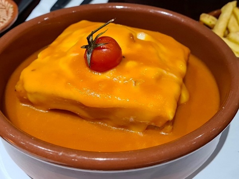 Meu Portugal Salford Francesinha Sandwich