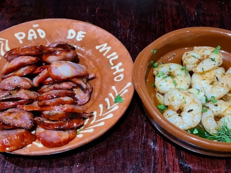 Meu Portugal Salford Chorico Chorizo And Gambas Prawns
