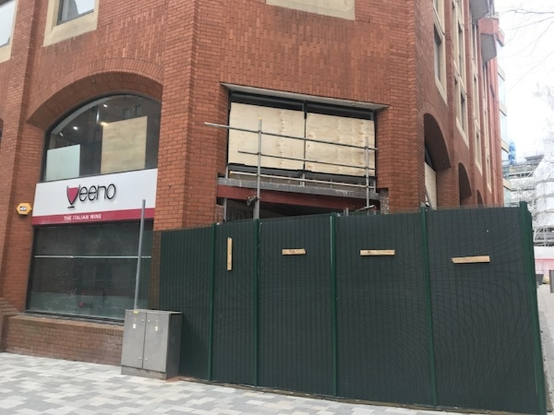 The Site Of The New Maray In Manchester On Brazenose Street Near Albert Square