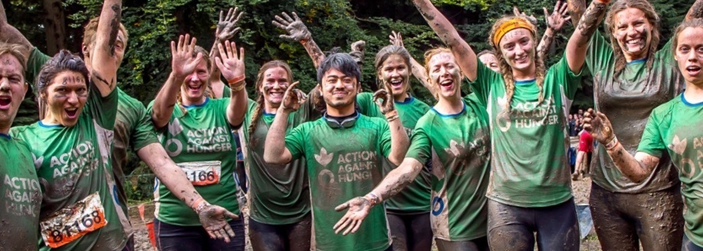 Racers at the Tough Mudder event at Heaton Park