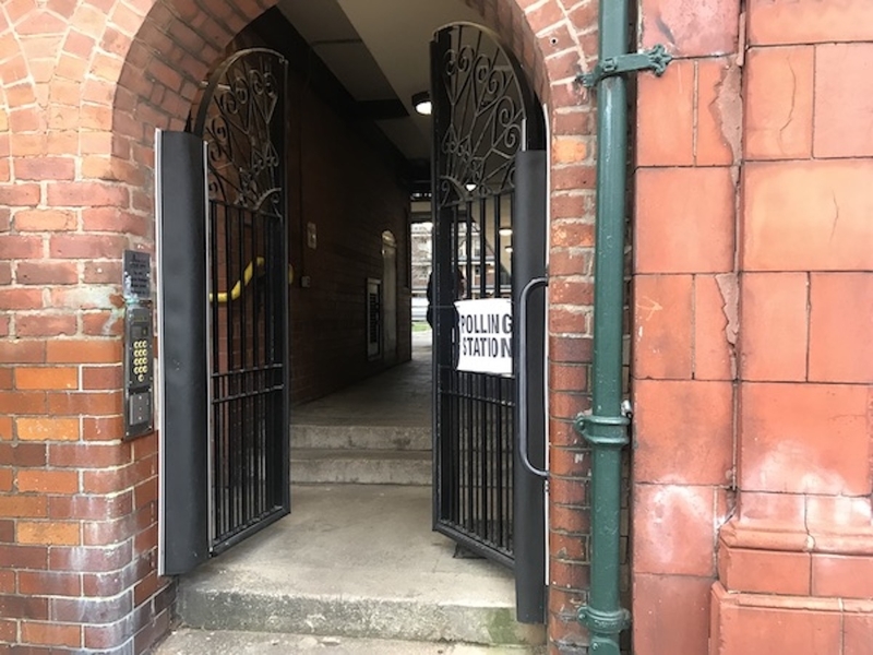 Victoria Polling Station In Ancoats Local Election