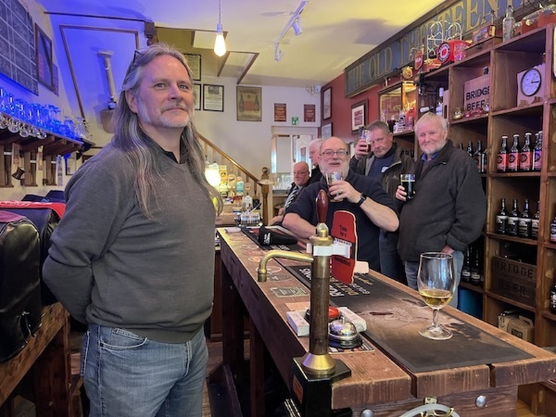 The Patrons Of Bridge Beers A Microbrewery In Stalybridge Tameside Manchester