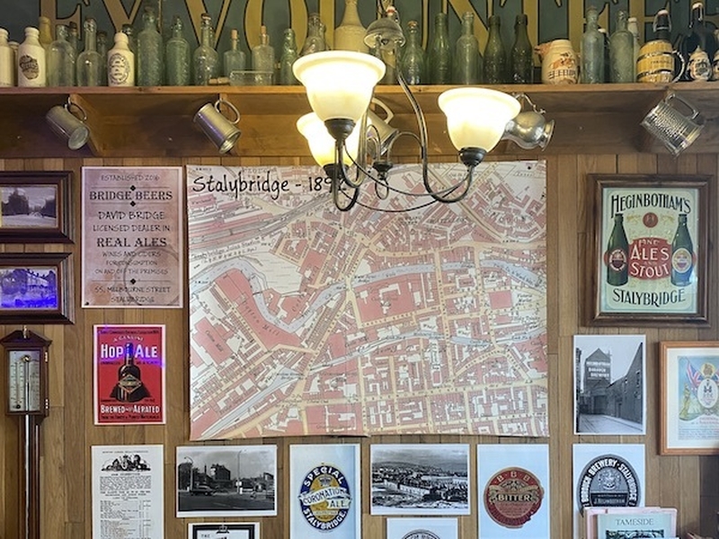 The Heritage Honouring Interiors Of Bridge Beers In Stalybridge Tameside Manchester