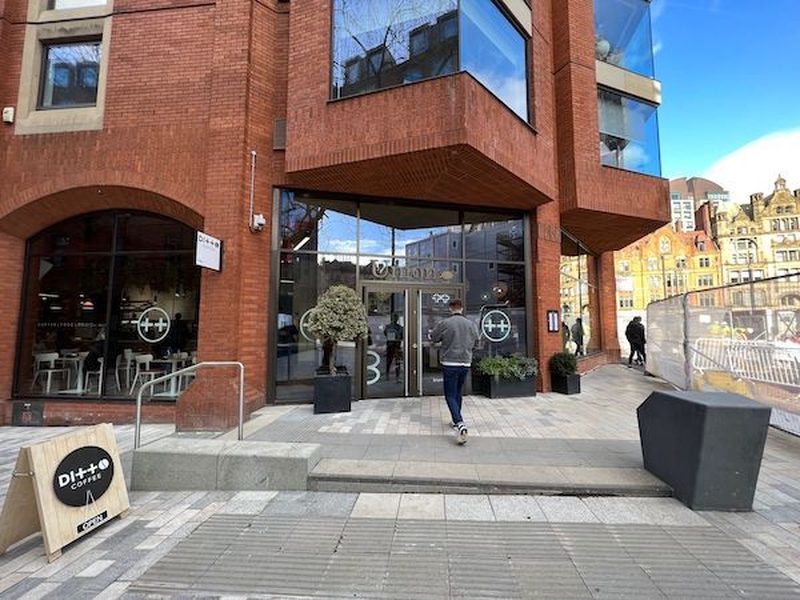 Ditto Coffee Shop On Albert Square In Manchester Part Of The Bruntwood Office Space