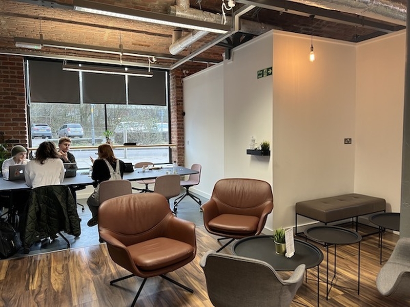 The Co Working Space Side Of Industry In Stalybridge Which Is Also A Salon