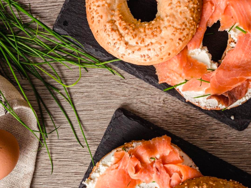 Lets Fress Deli Smoked Salmon Bagel Kosher Restaurants 2022