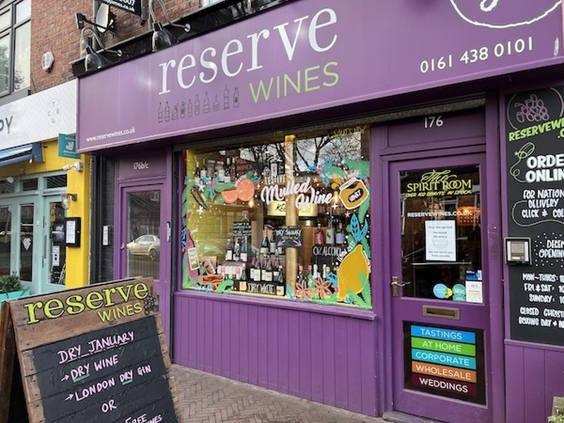 Manchester Wine Shop Reserve Wines On Burton Road In Didsbury
